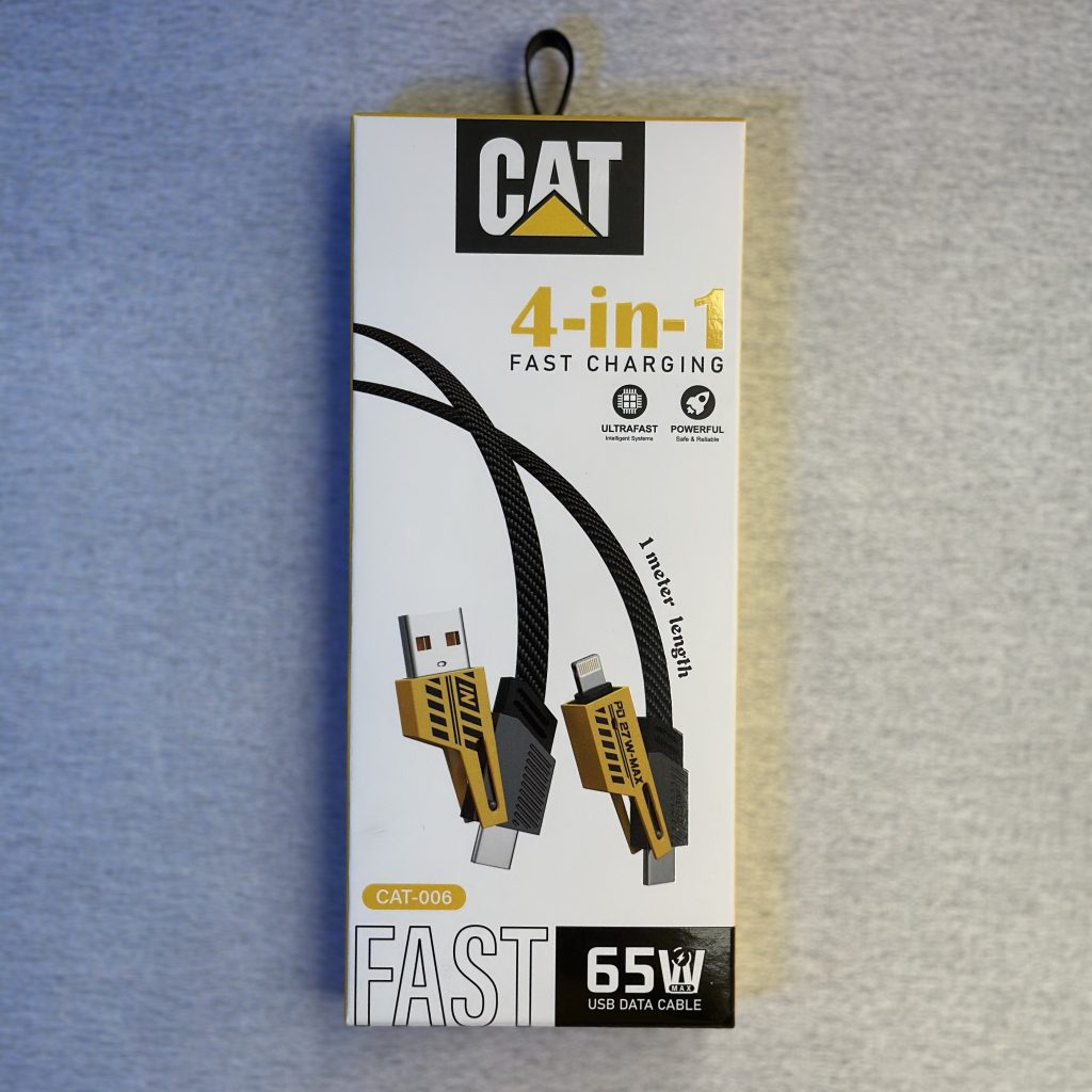 کابل شارژ  4 کاره CAT مدل CAT-006